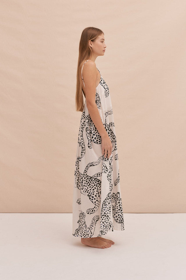 Square Nightie The Jag Print Cream