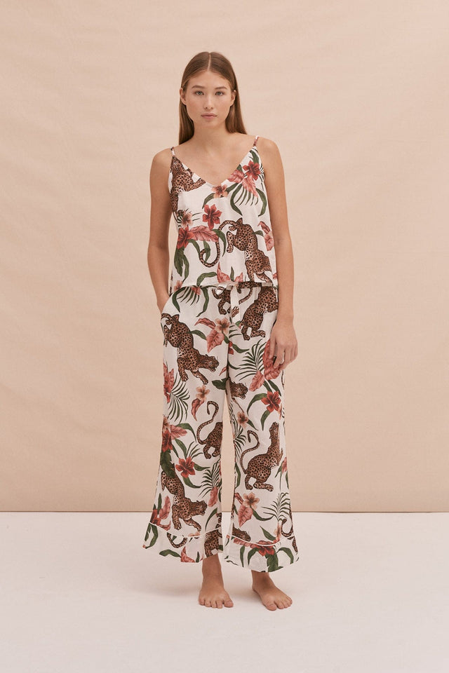 Cami & Wide Leg Set Soleia Print Cream