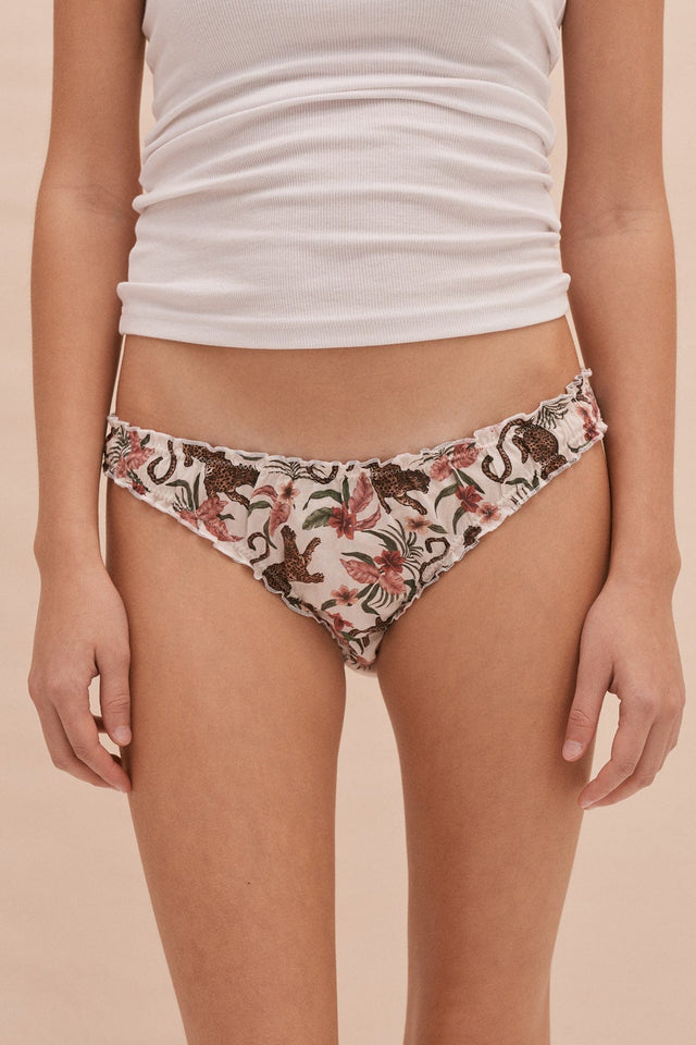 Knickers Soleia Print Cream