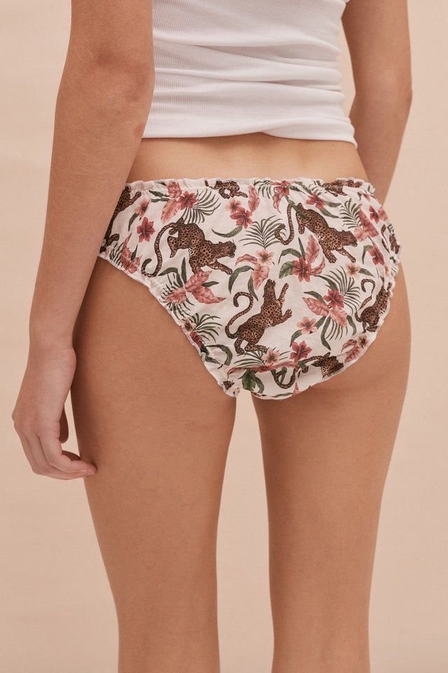 Knickers Soleia Print Cream