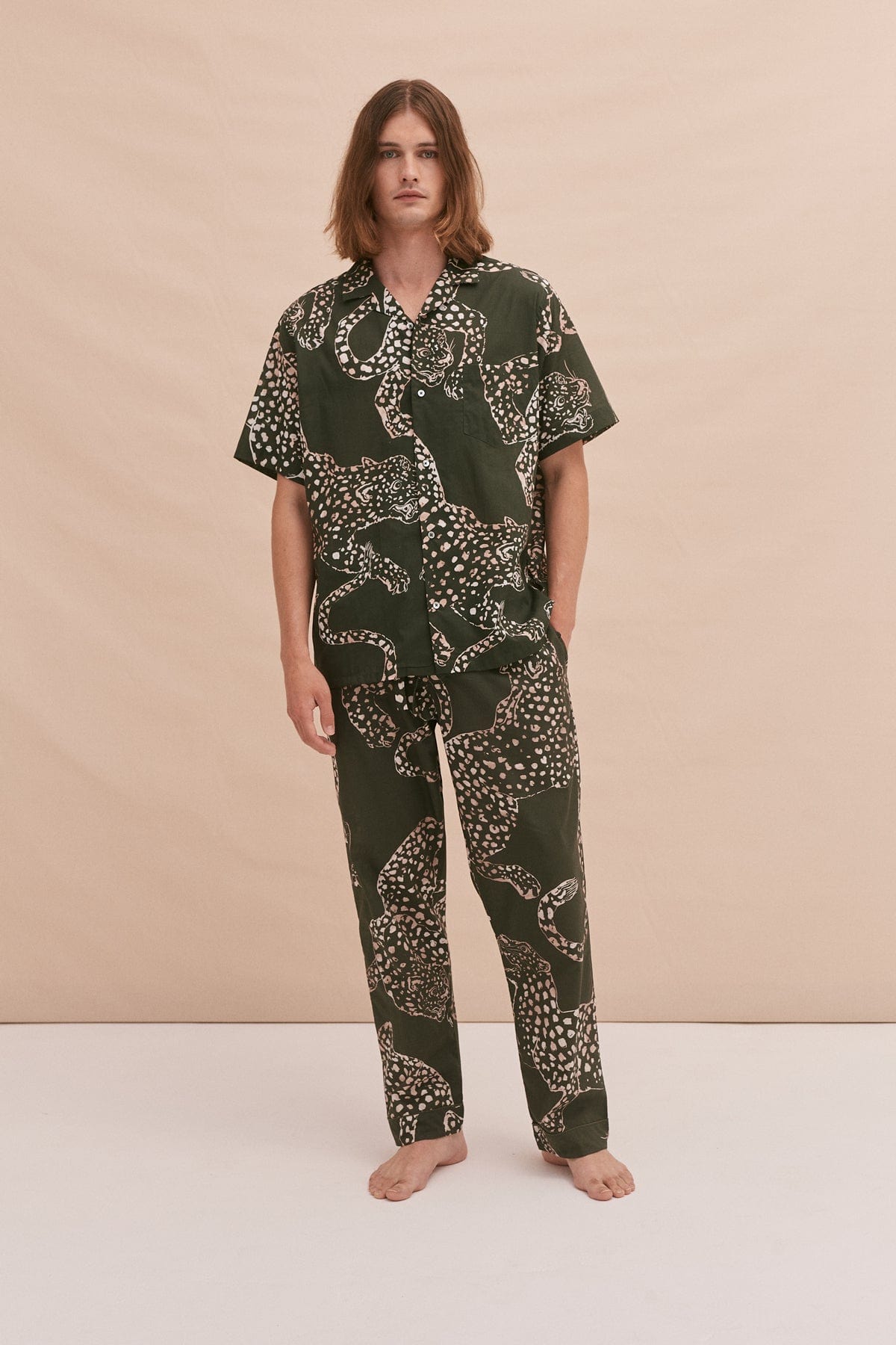 Cuban Long Pyjama Set Jag Print