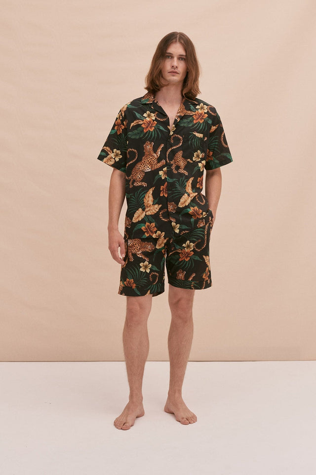 DESMOND & DEMPSEY Brushed Cotton-Flannel Pyjama Set for Men