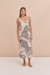 Slip Nightie The Jag Print Cream