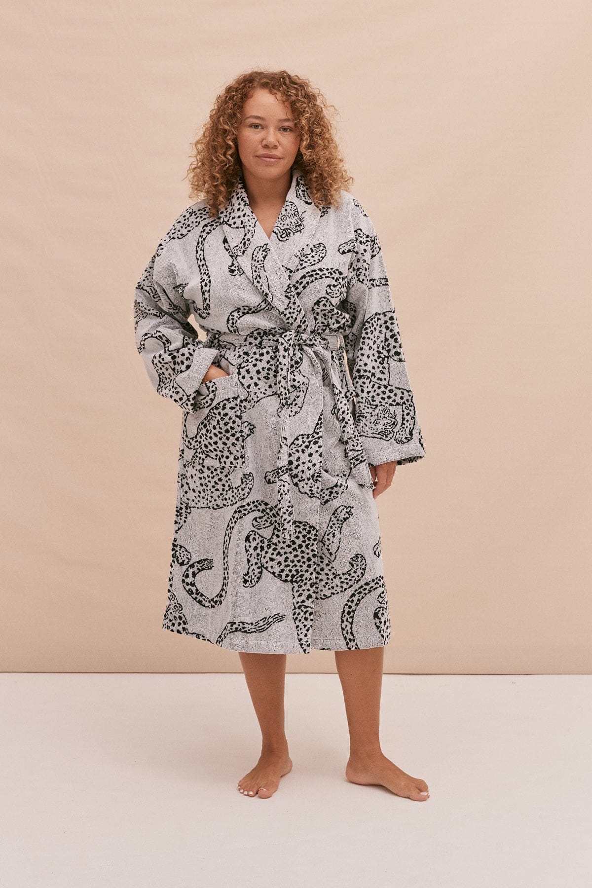 Women's Dressing Gown | Dark Grey | Bown of London – Bown of London Europe