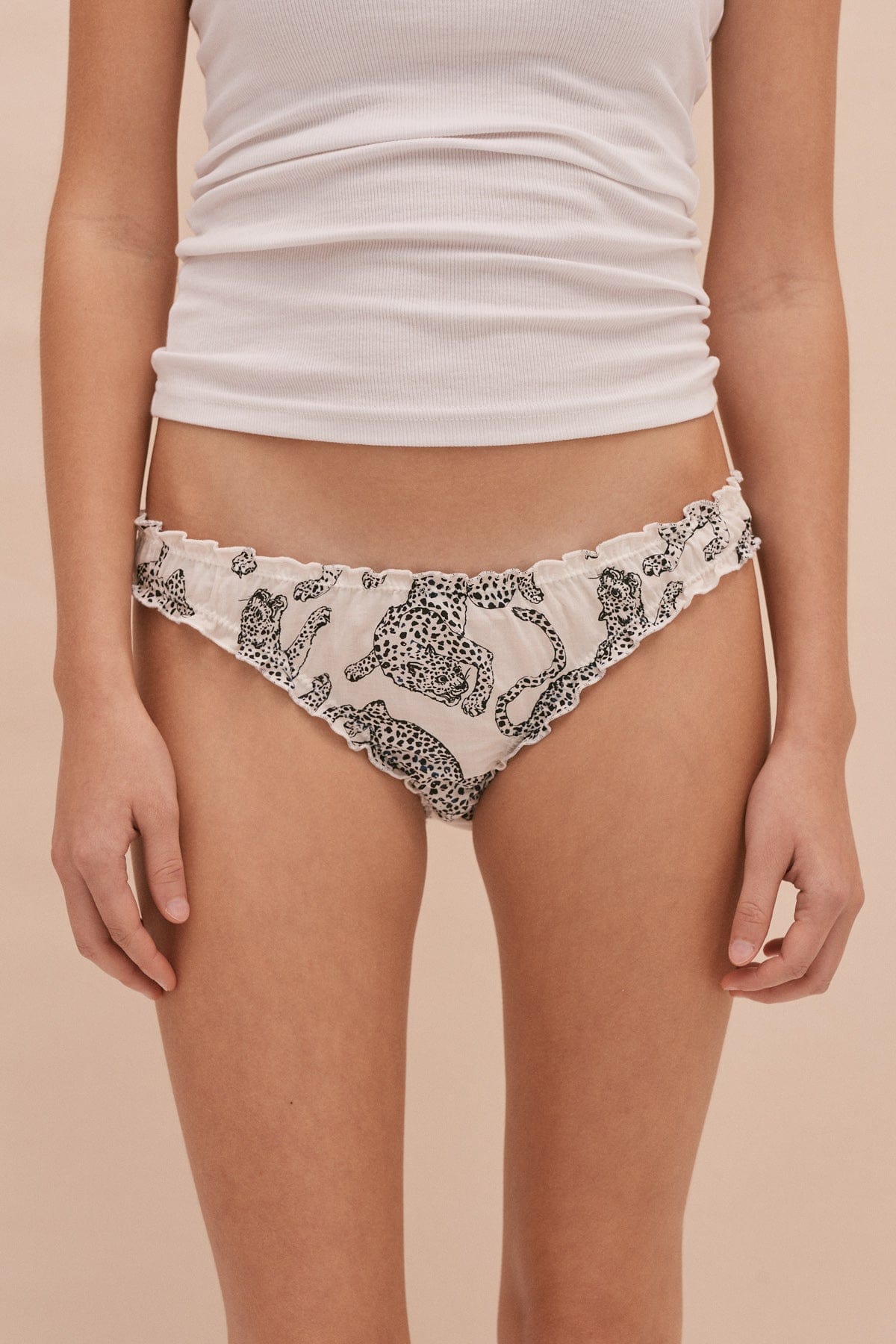 Knickers Jag Print Cream