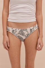 Knickers Jag Print Cream