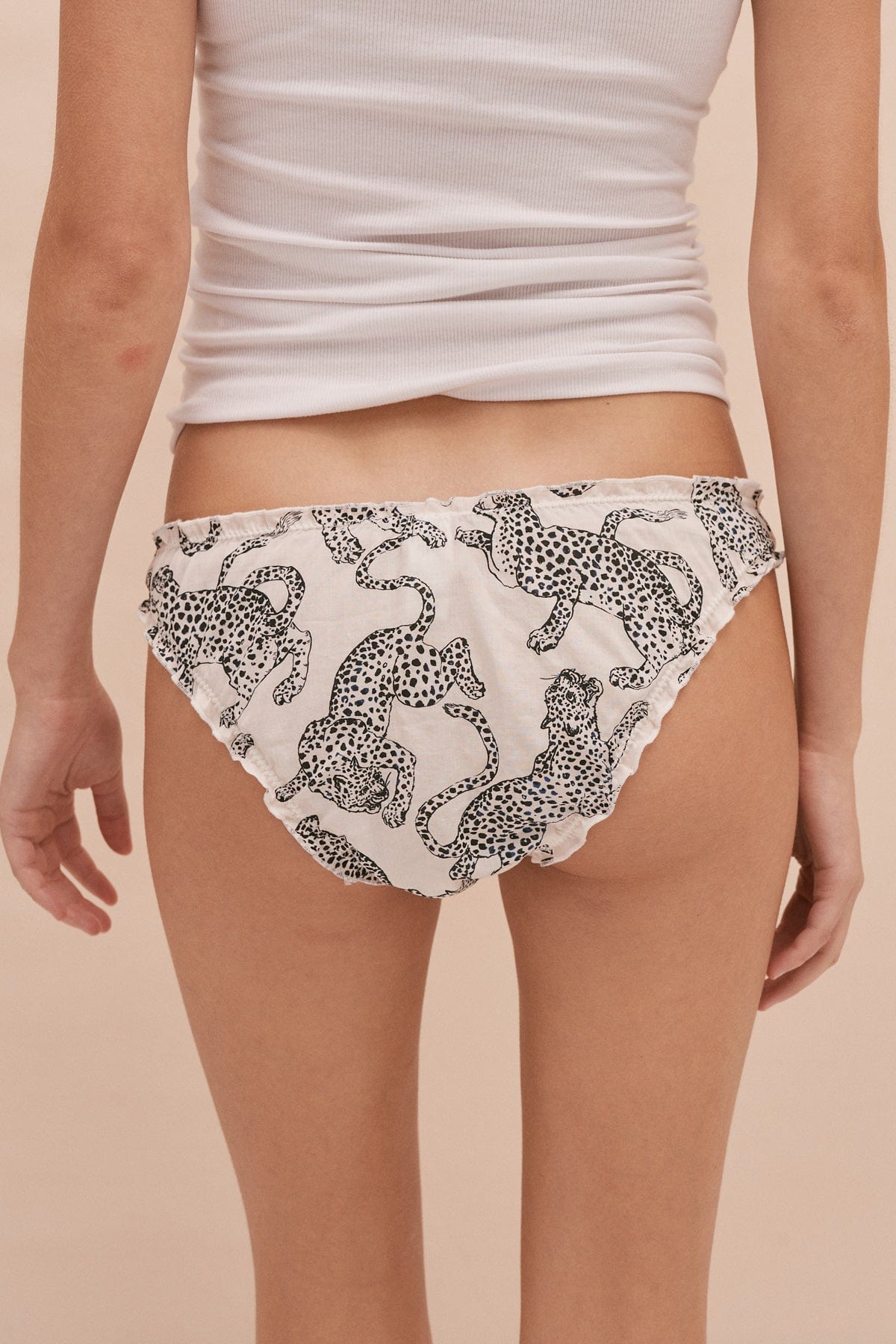 Knickers Jag Print Cream