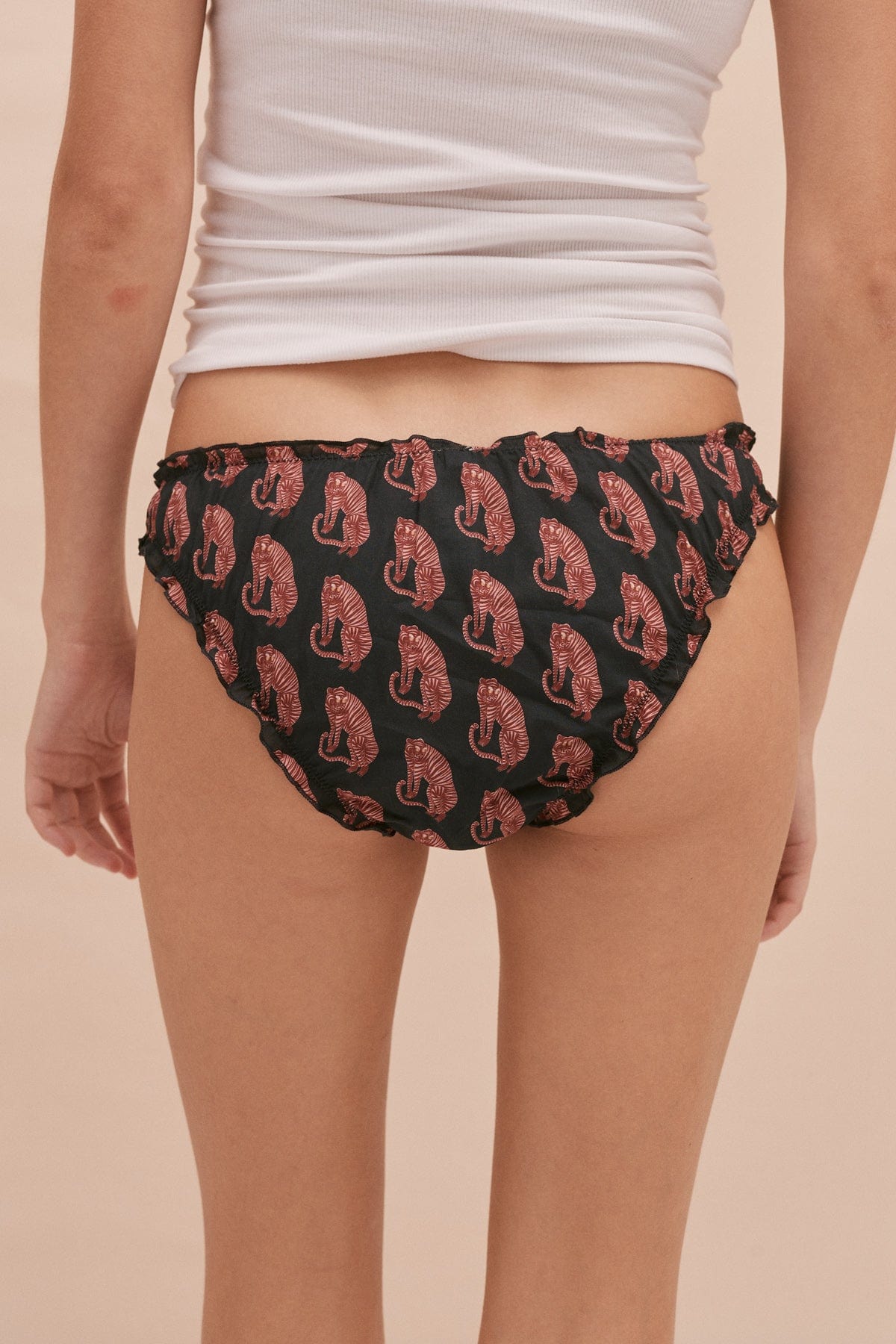 Knickers Sansindo Tiger Print Navy/Pink