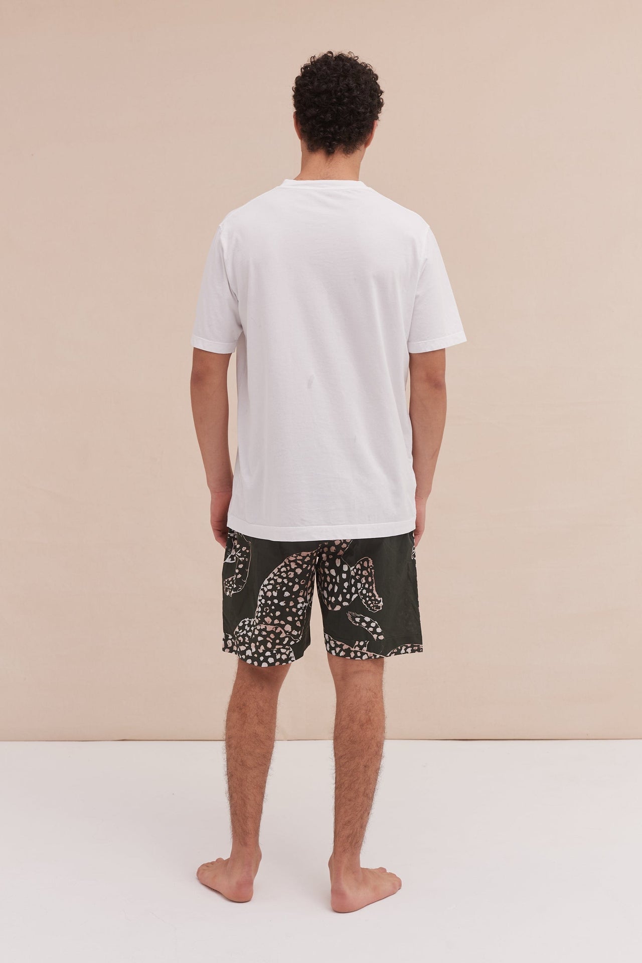 Men’s Pyjama Shorts The Jag Print Green