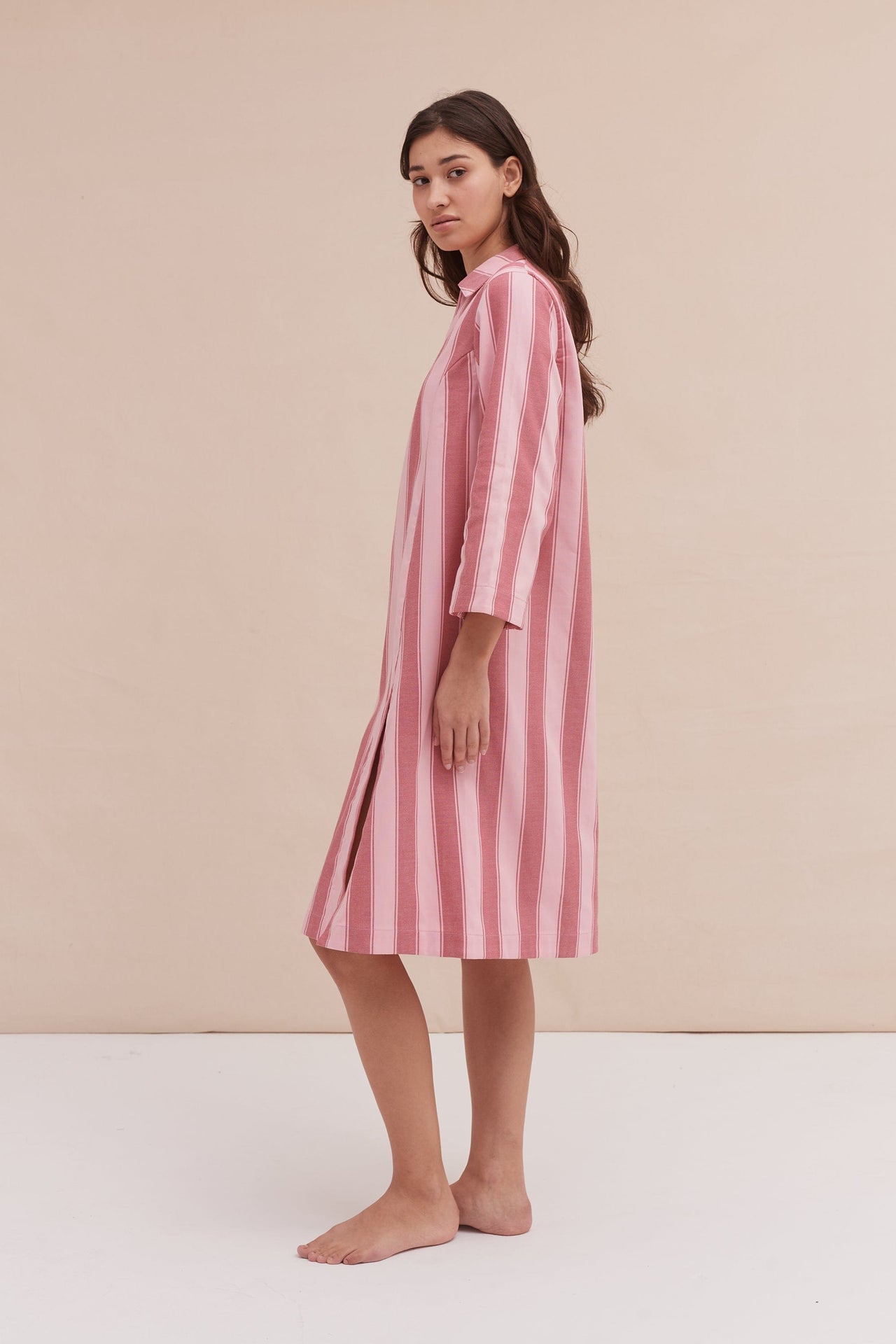 Kaftan Feluka Stripe Pink/Red Woven