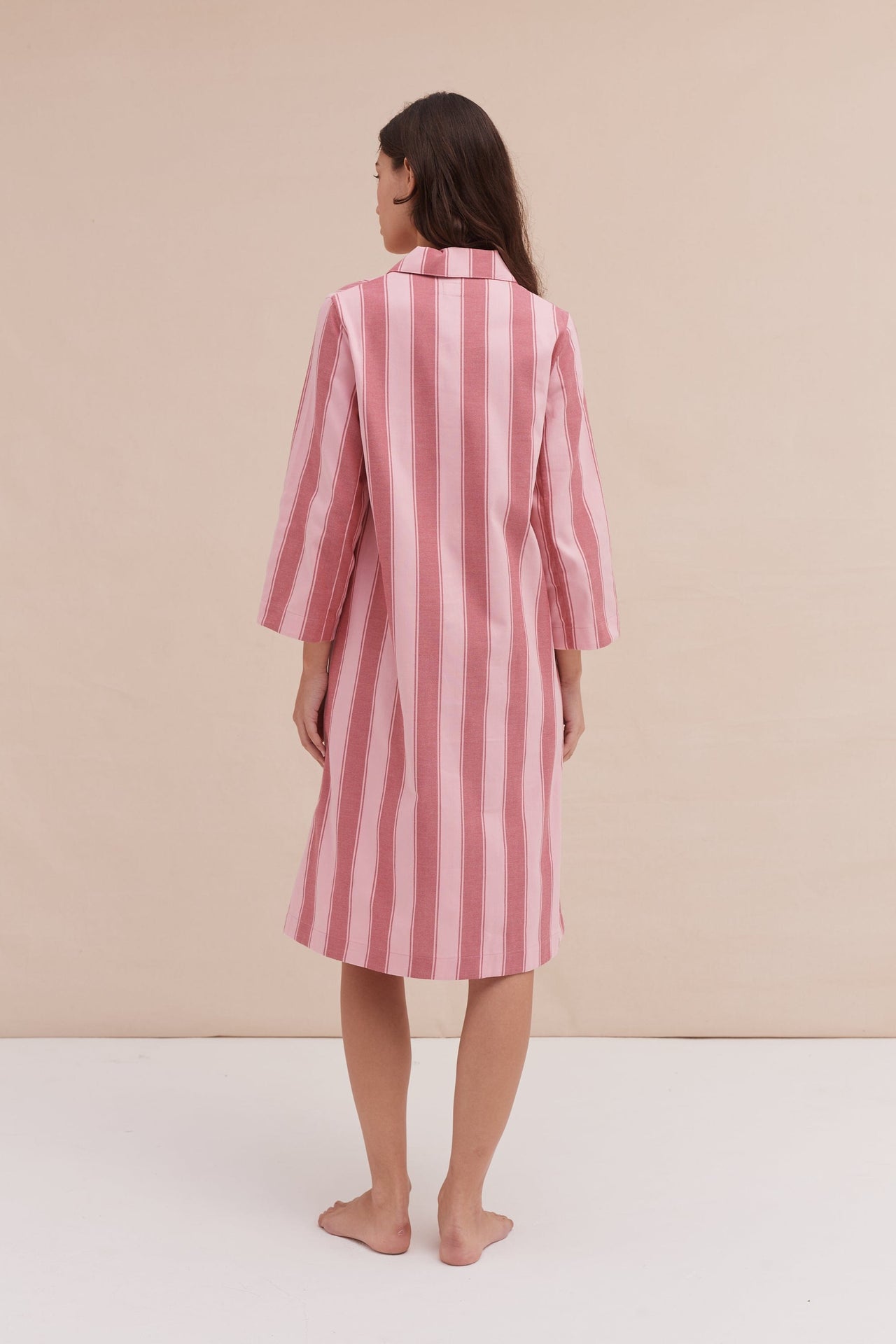 Kaftan Feluka Stripe Pink/Red Woven