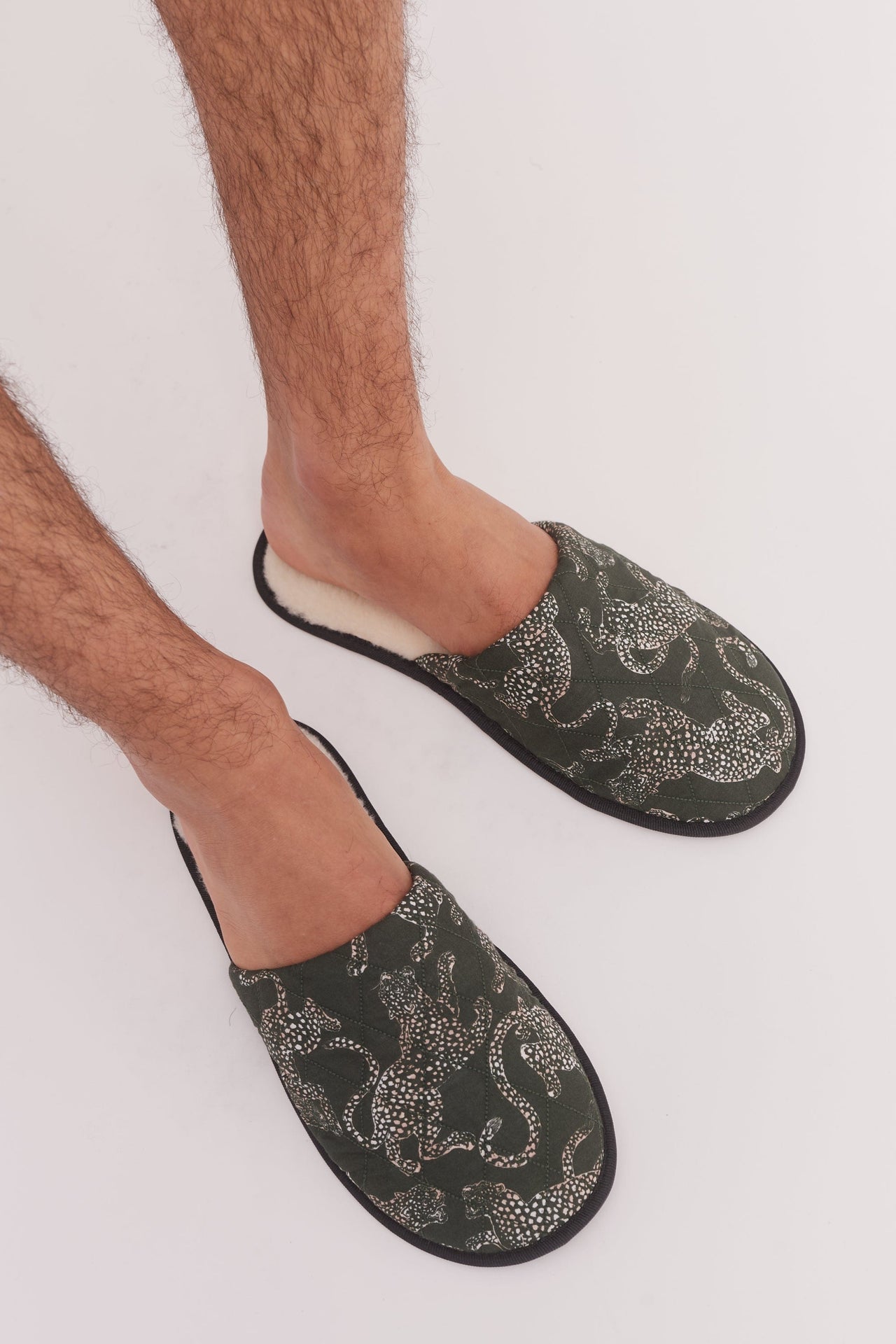 Men’s Slipper Jag Print Green