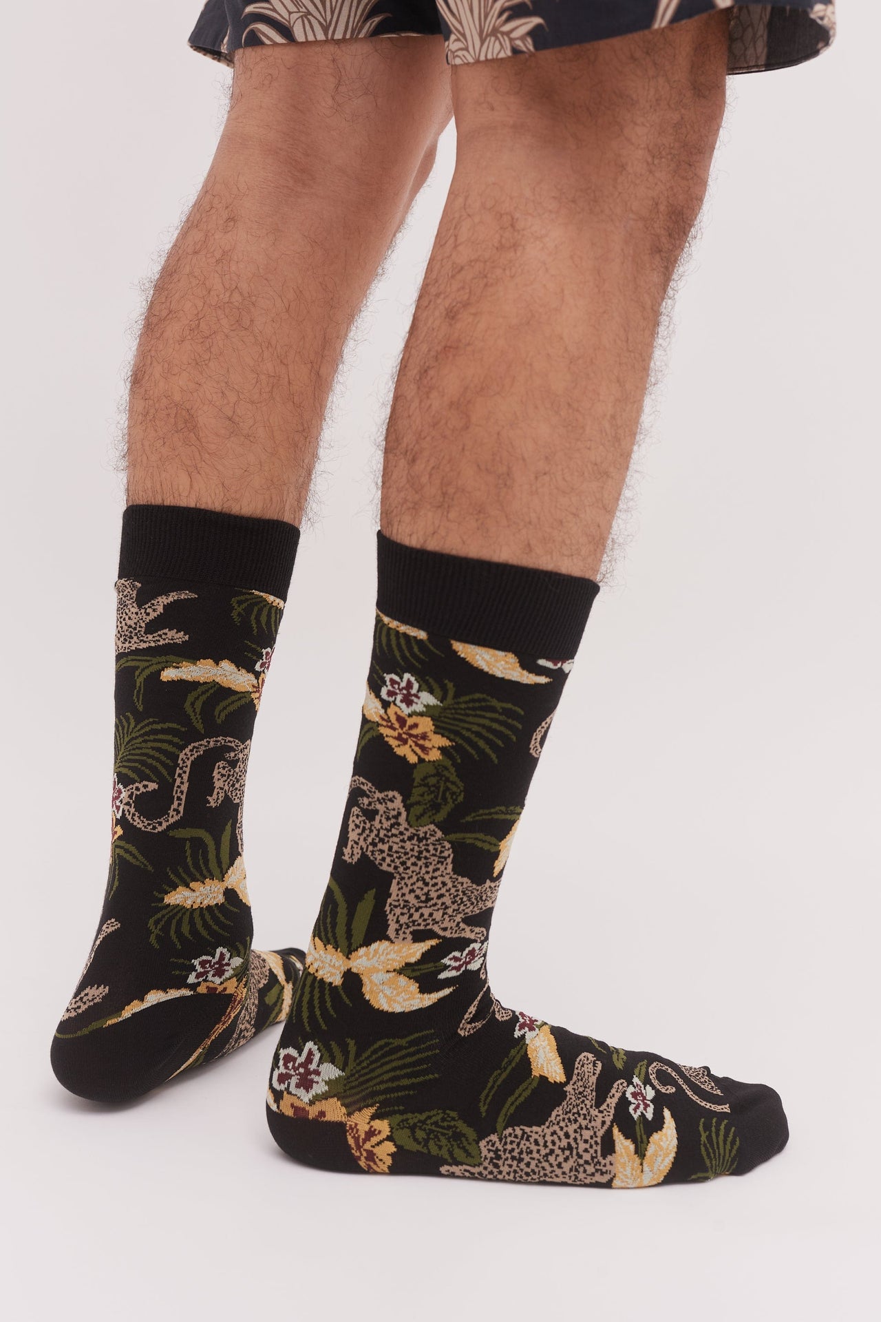 Men’s Socks Soleia Black/Yellow