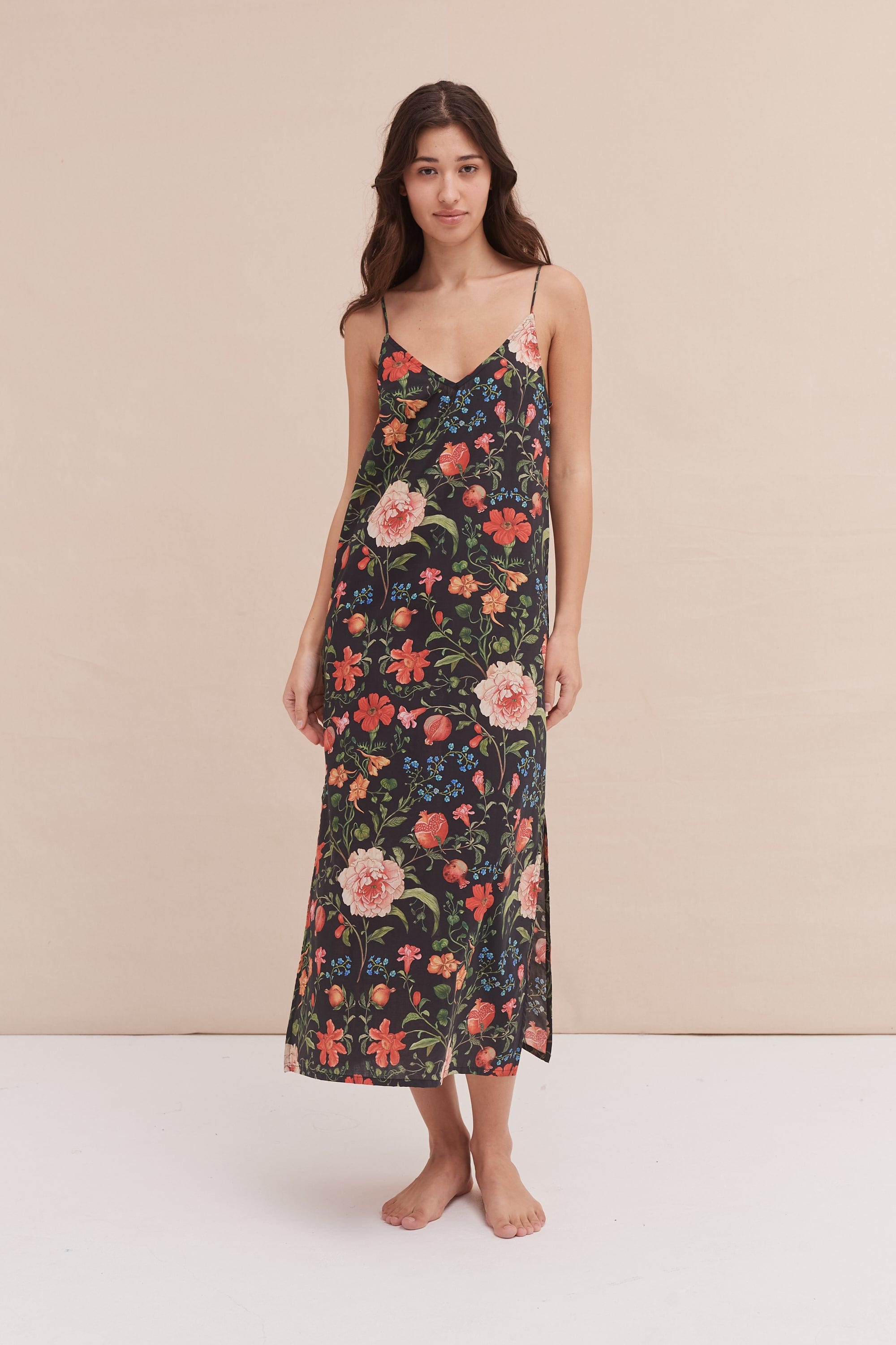 Slip Nightie Persephone Floral Print