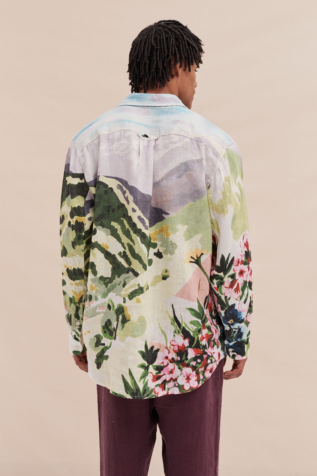 Unisex Lounge Shirt Hutte Print