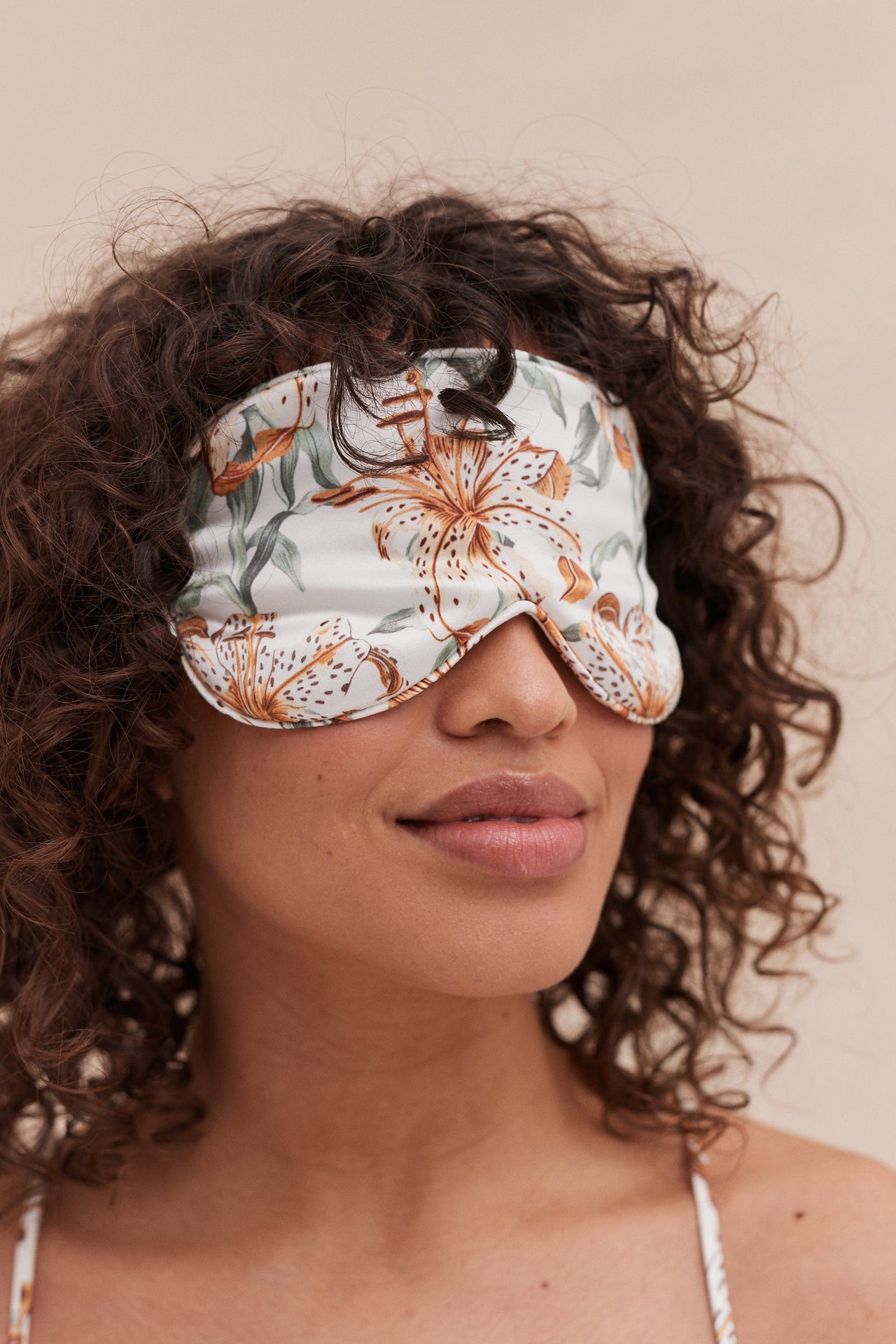 Silk Eye Mask Lilium Cream