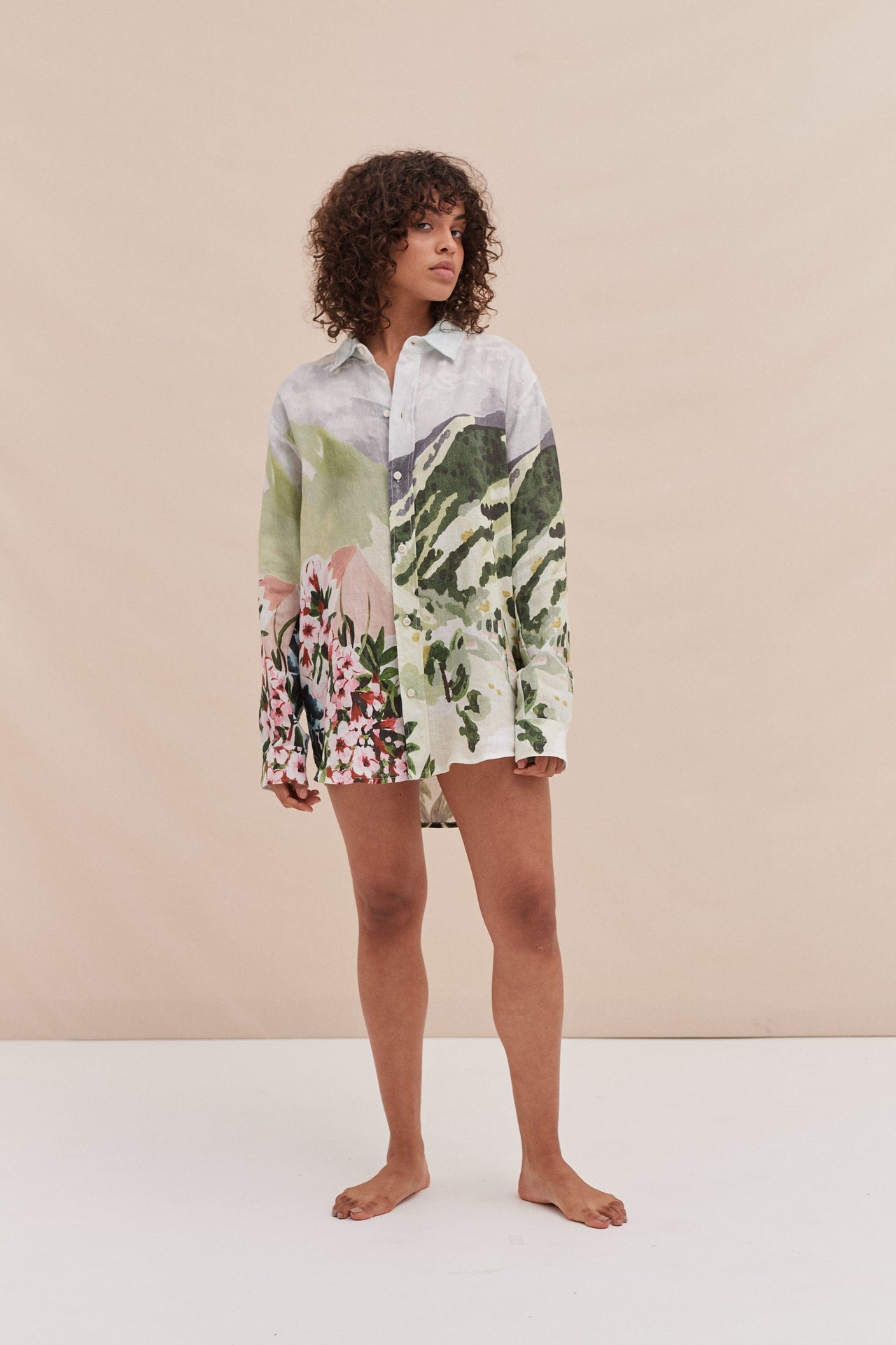 Unisex Lounge Shirt Hutte Print