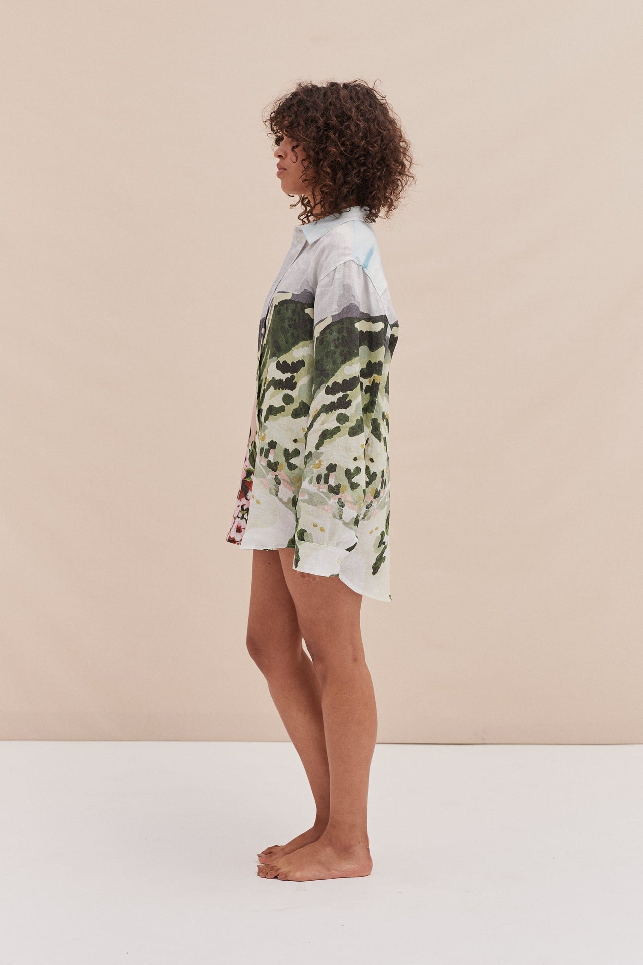 Unisex Lounge Shirt Hutte Print