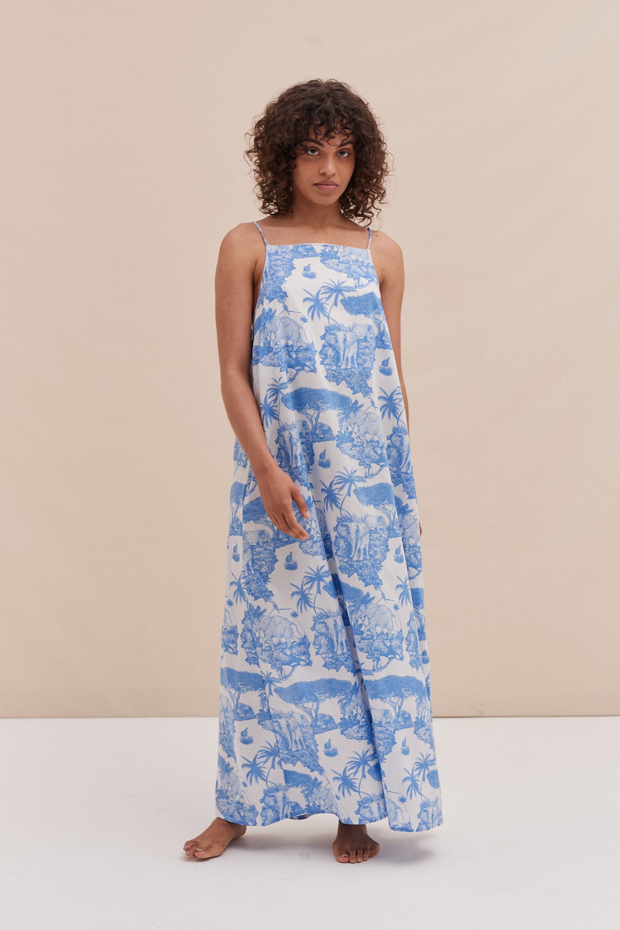 Square Nightie Loxodonta Print