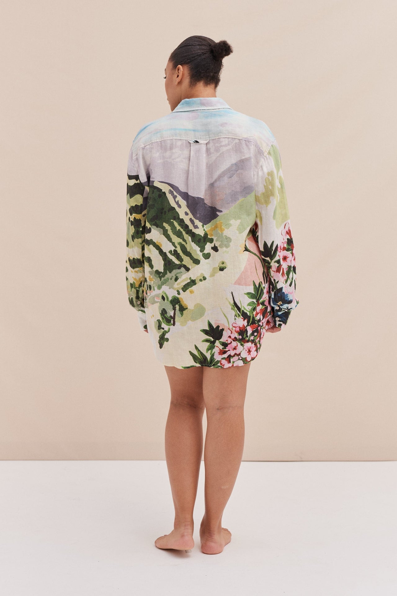 Unisex Lounge Shirt Hutte Print