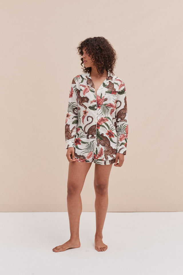 Signature Pyjama Set Soleia Print Cream