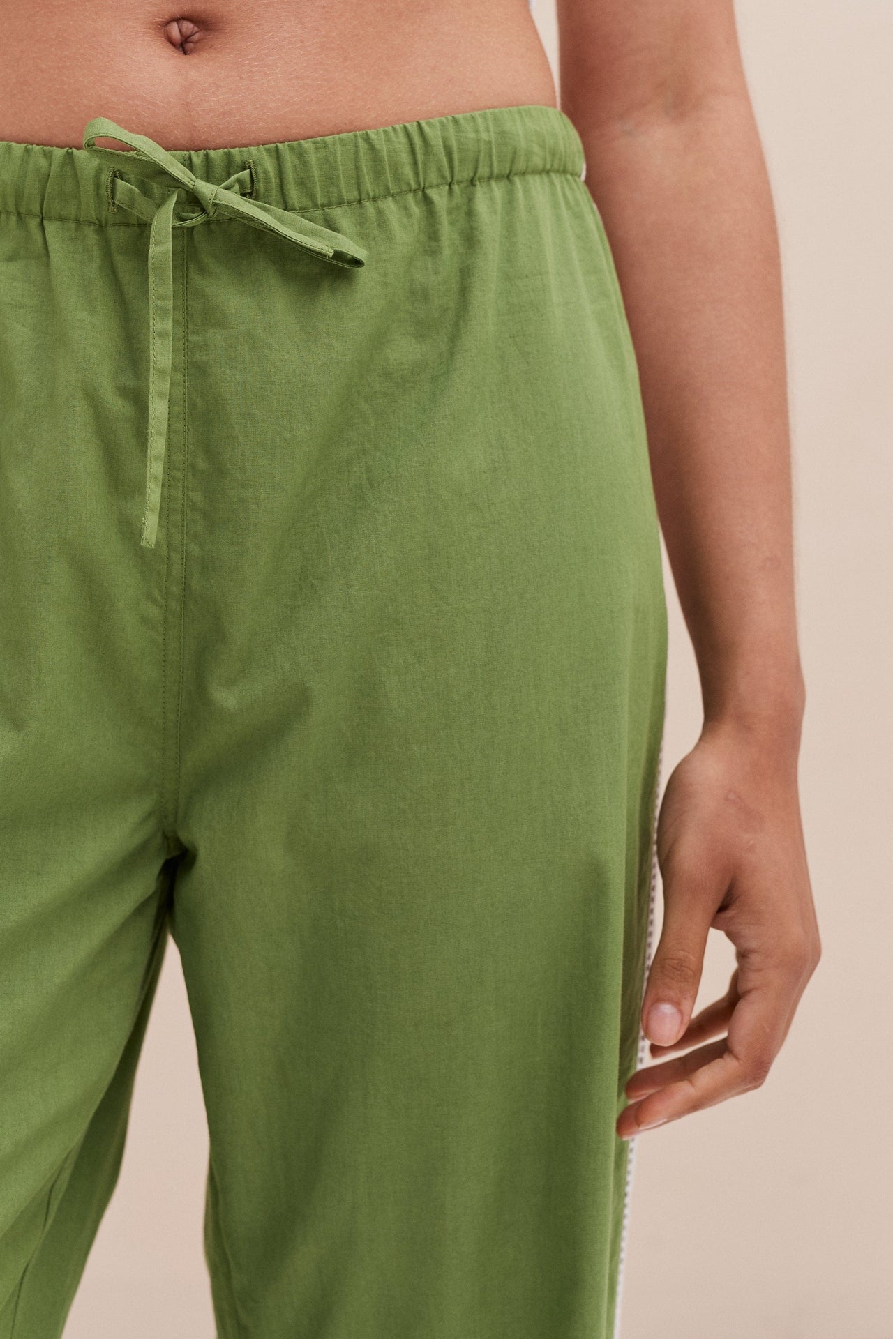 Lounge Trouser Poplin Green