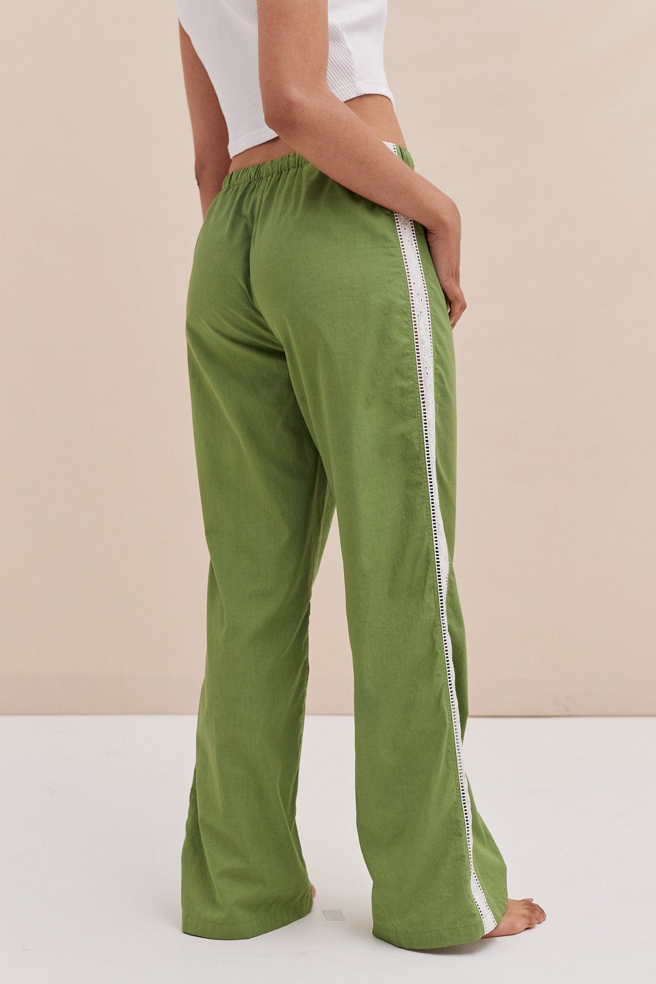 Lounge Trouser Poplin Green