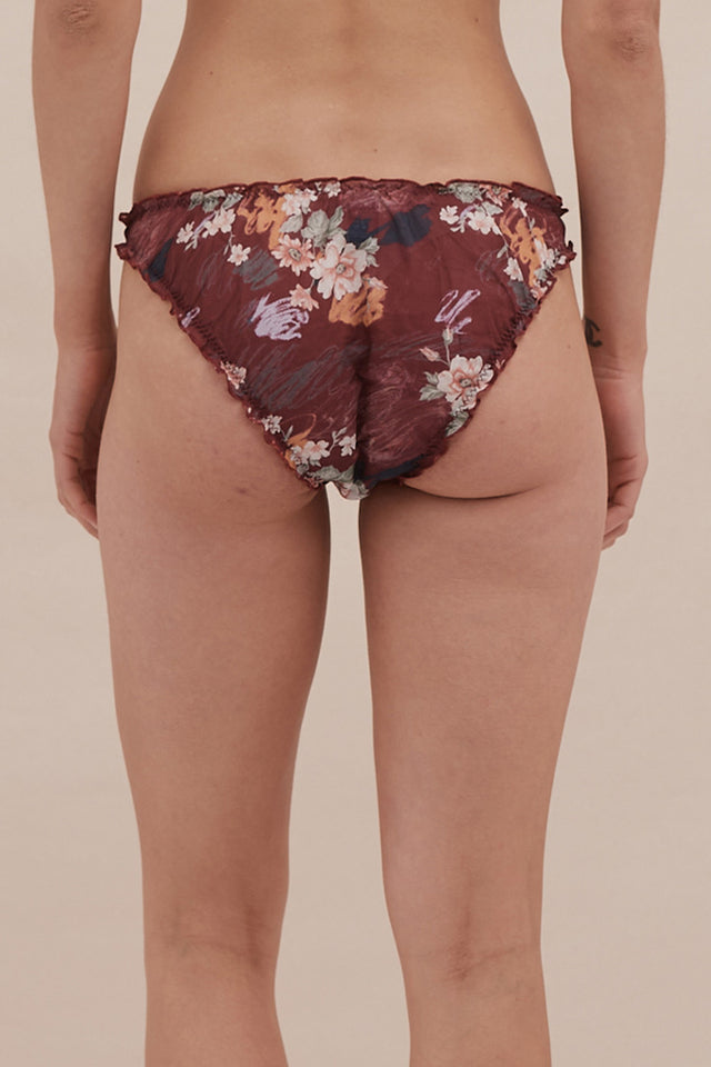 Knickers Love Print Red