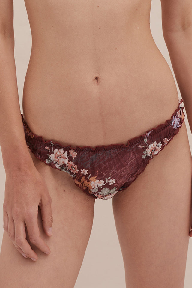 Knickers Love Print Red