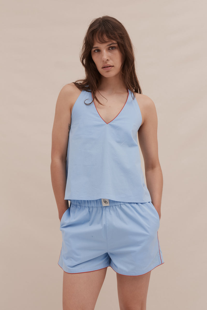 402 Swing Cami Blue
