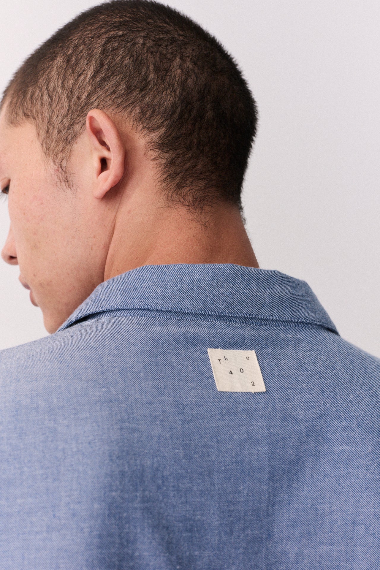 Mens 402 Long Set Chambray Blue