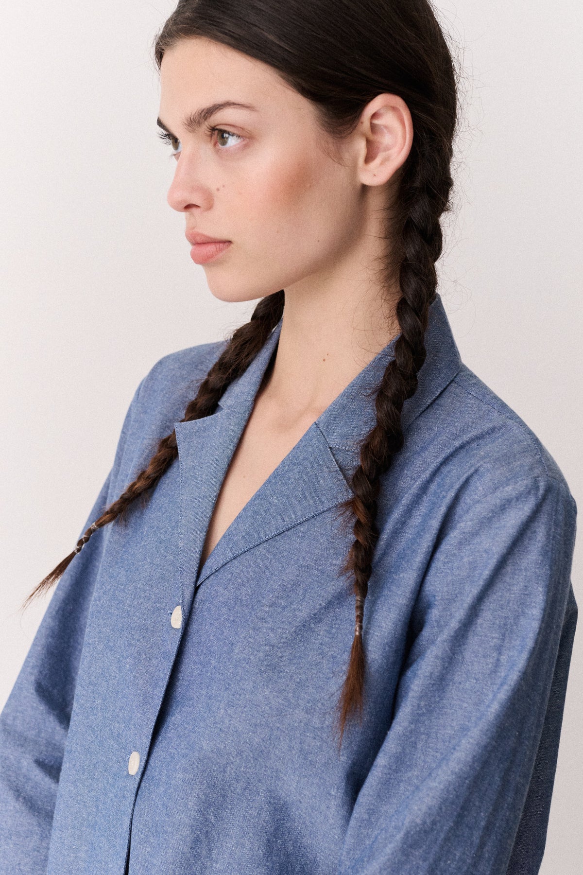 Womens 402 Shirt Chambray Blue