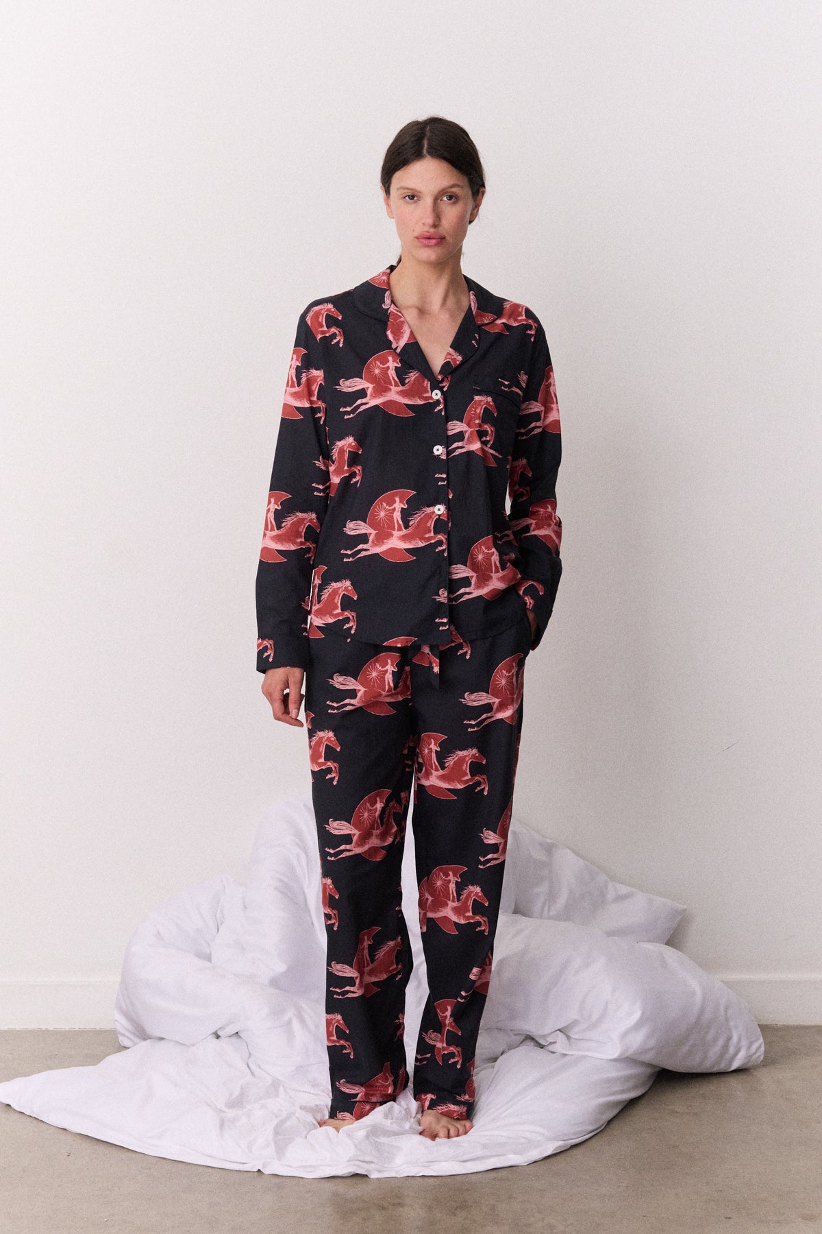 Long Set Moon Leap Navy/Pink