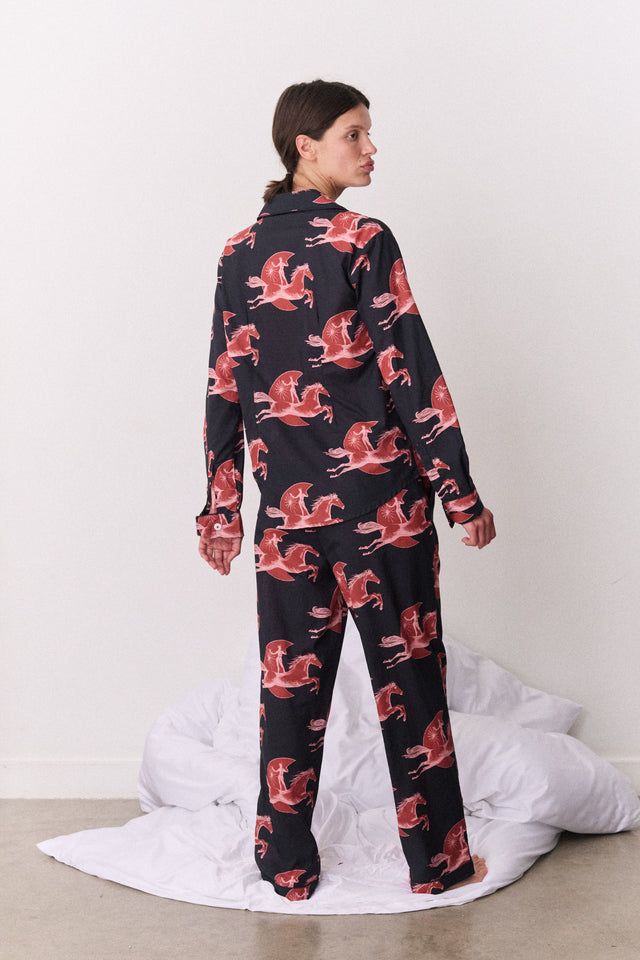 Long Set Moon Leap Navy/Pink