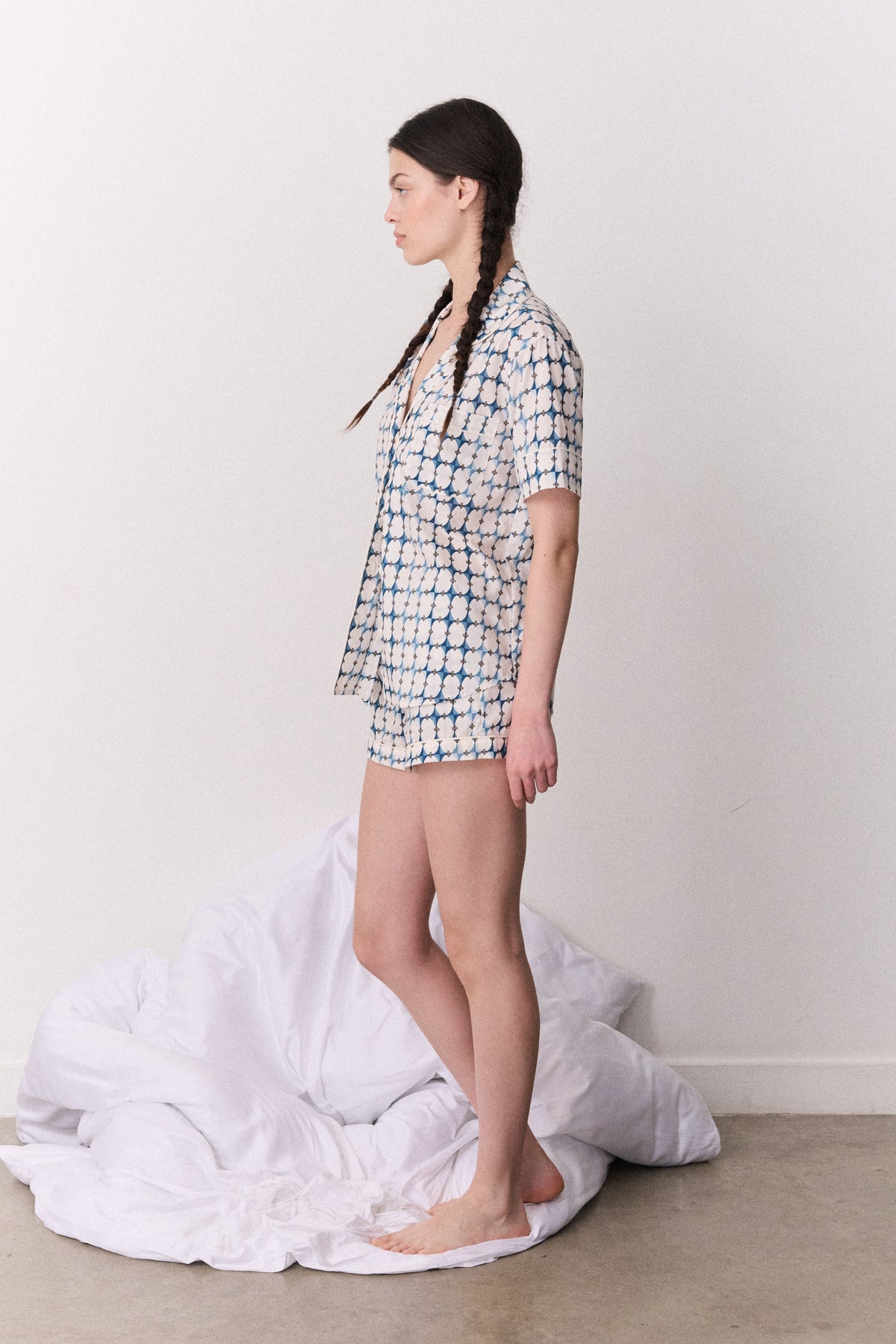 Short Sleeve Set The Geo Blue