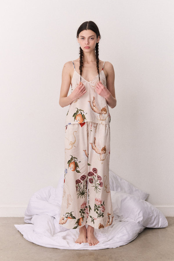 Cami &amp; Wide Leg Primavera Cream