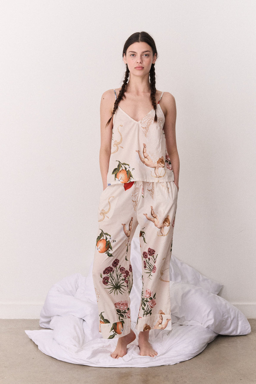 Cami &amp; Wide Leg Primavera Cream