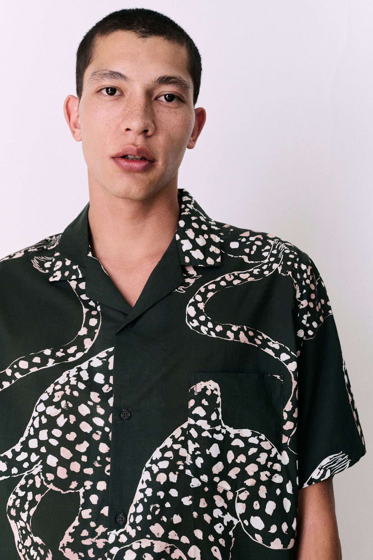 Men’s Cuban Long Pyjama Set The Jag Print Green