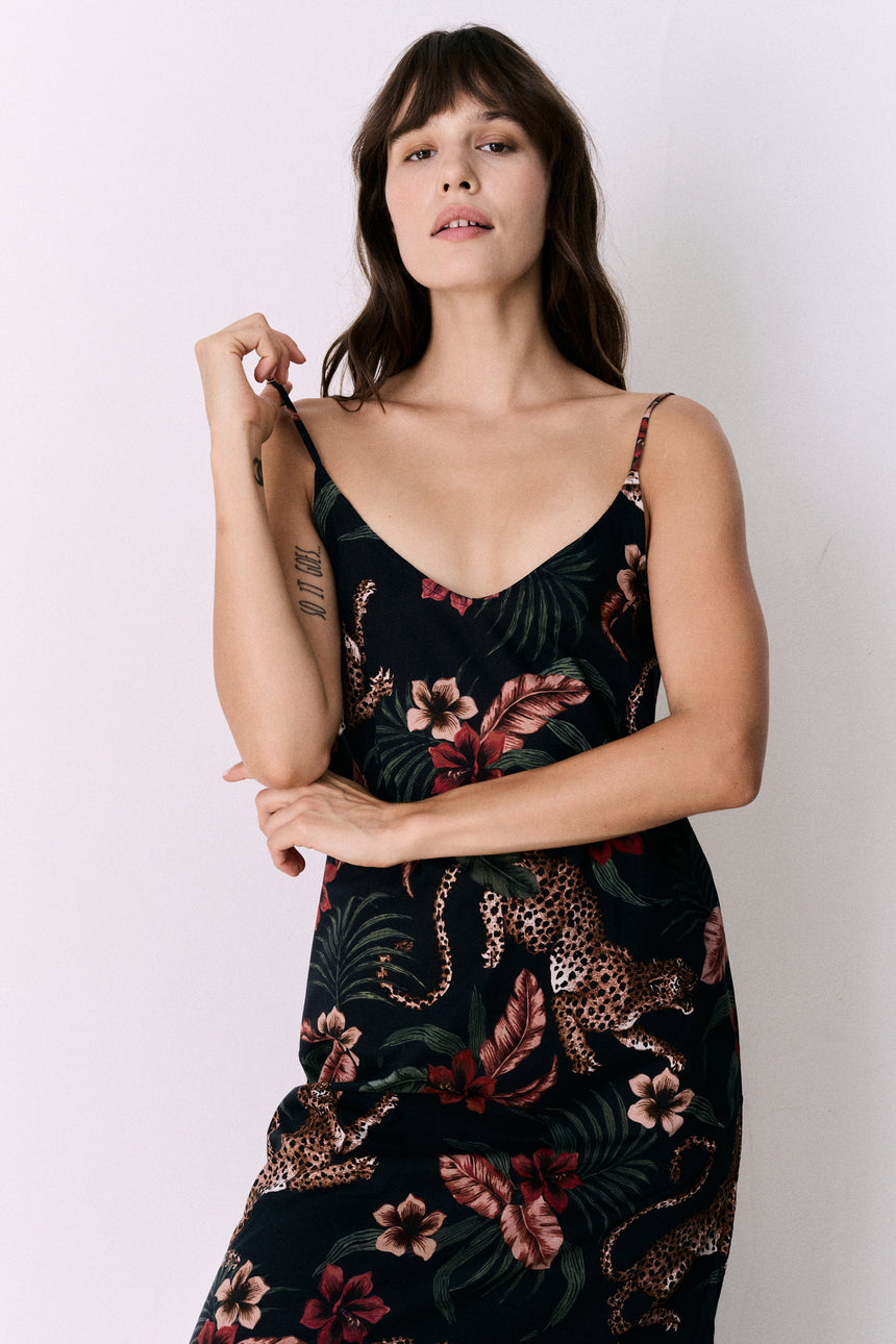 Cami Top Soleia Leopard Print Multi