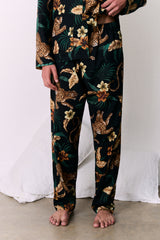 Men’s Pyjama Trousers Soleia Print Black/Yellow