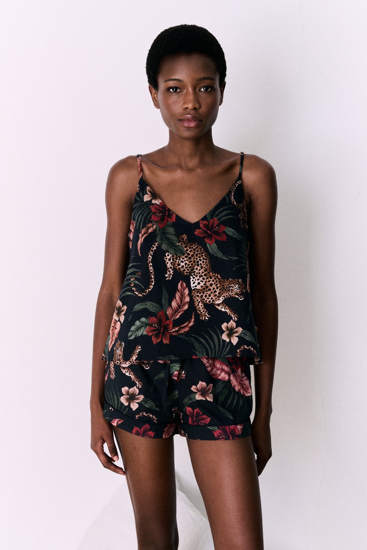 Cami Top and Shorts Set Soleia Print Multi