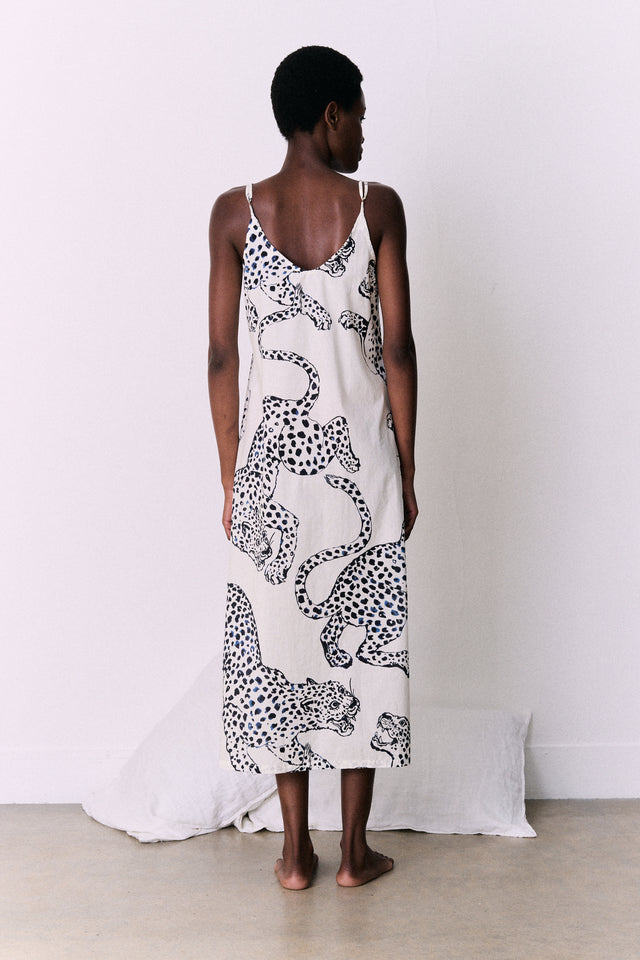 Slip Nightie The Jag Print Cream