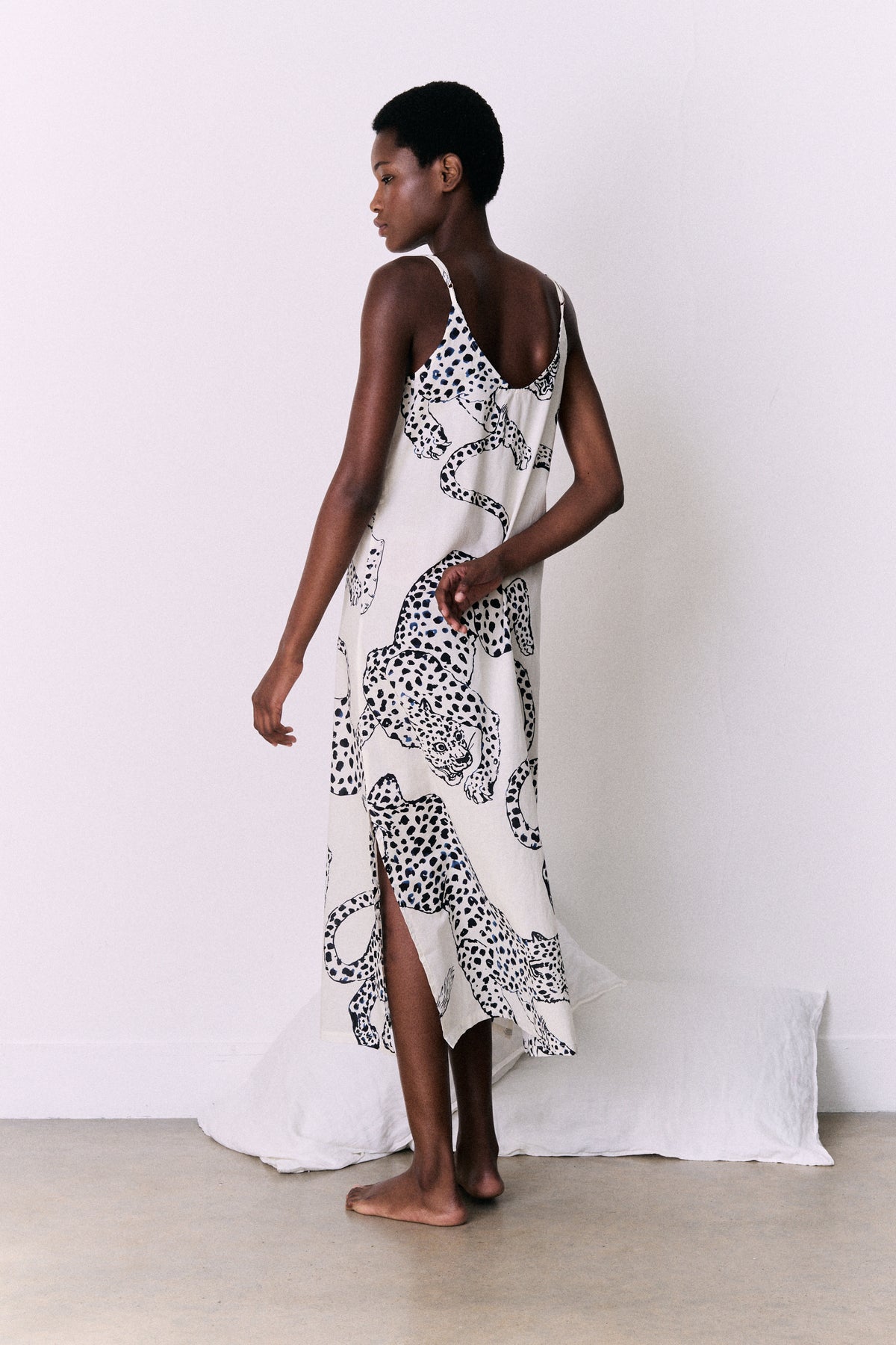 Slip Nightie The Jag Print Cream