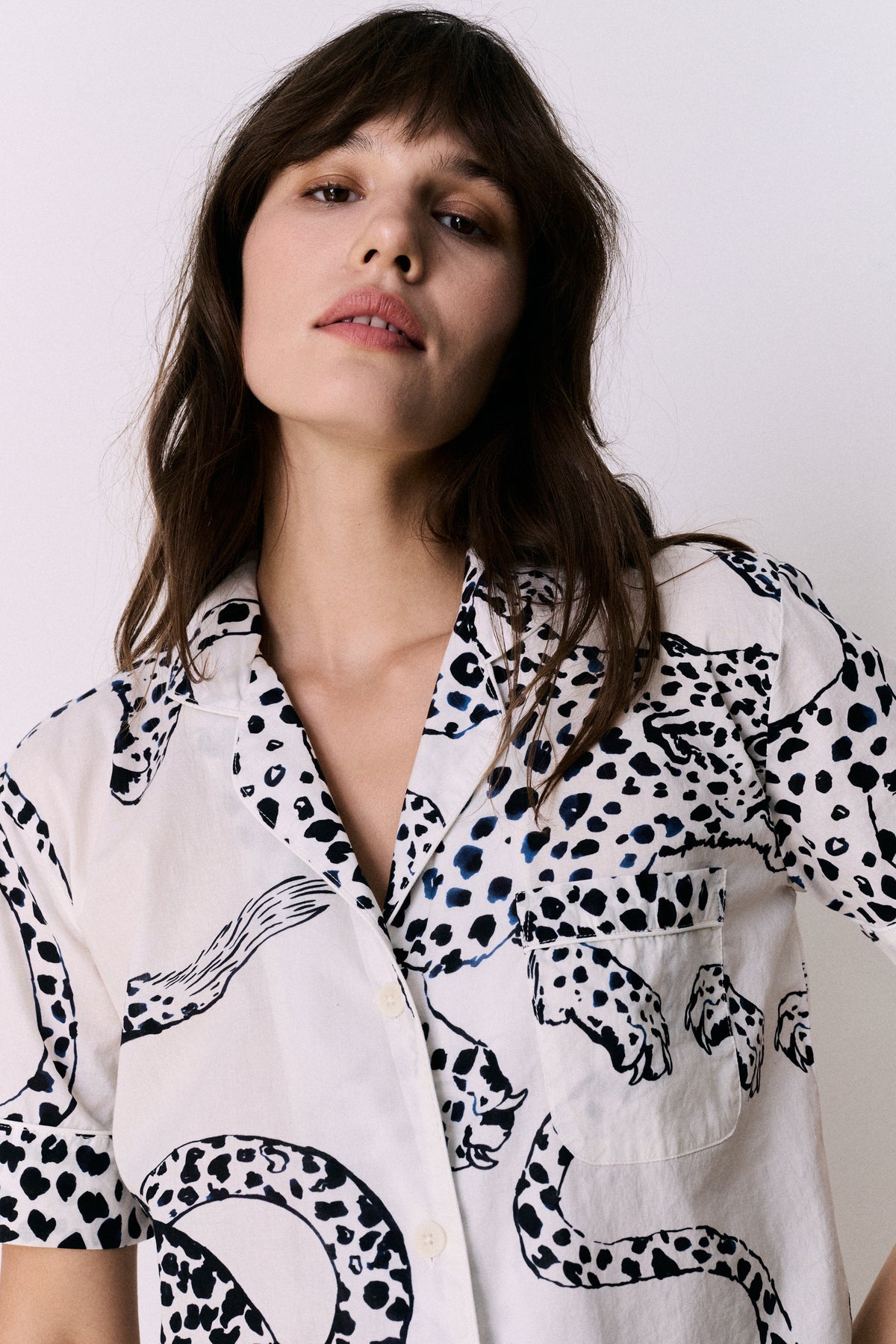 Short Pyjama Set The Jag Print Cream