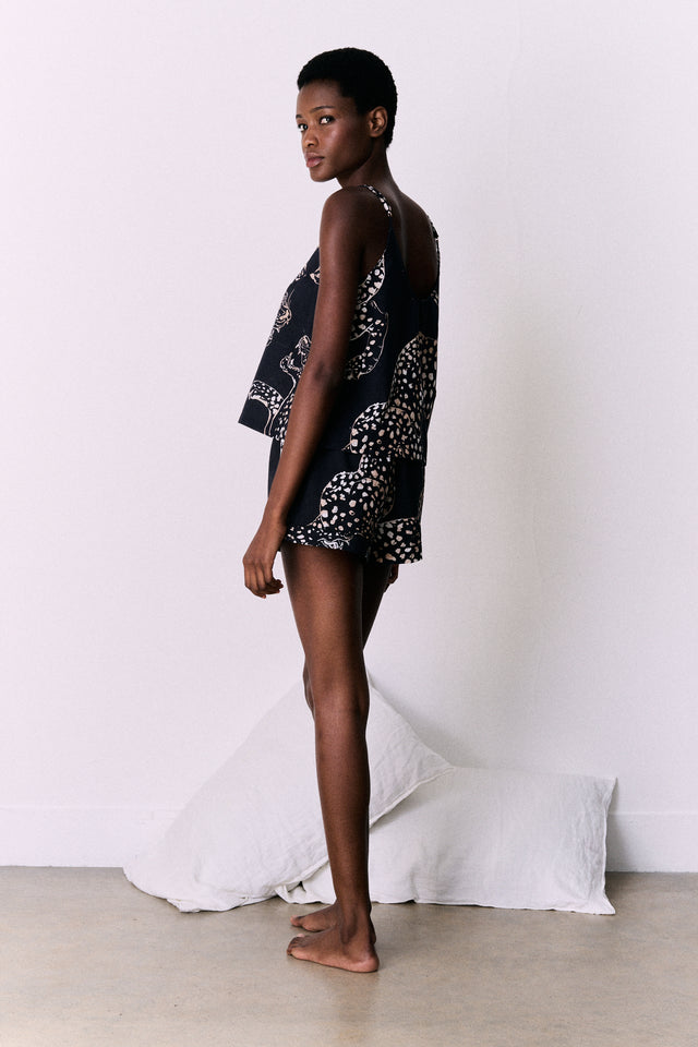 Cami Top and Shorts Set The Jag Print Navy