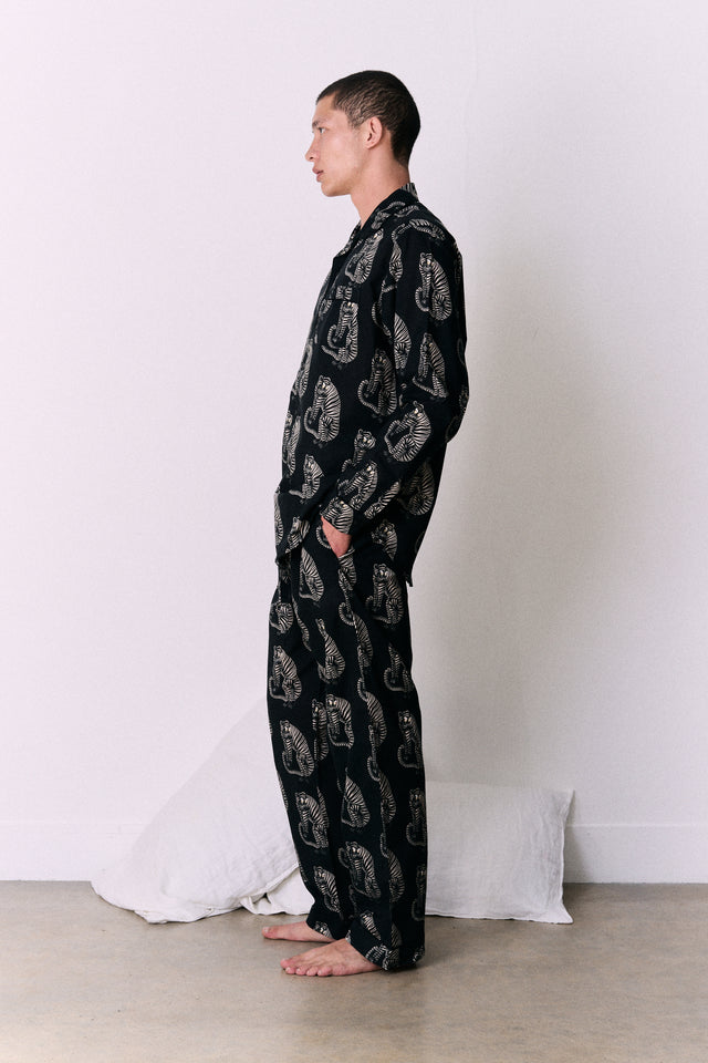 Men’s 402 Long Pyjama Set Sansindo Navy