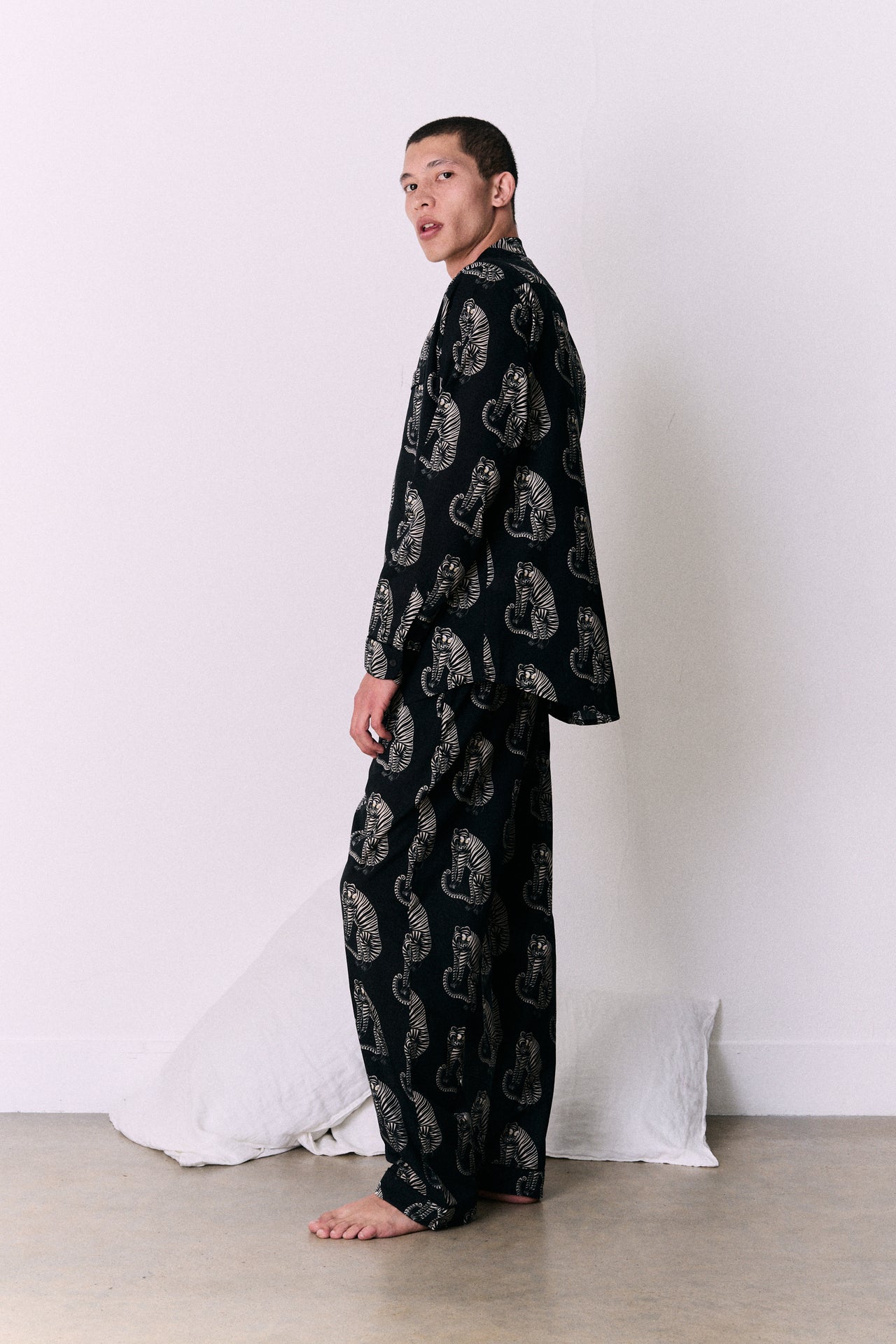 Men’s 402 Long Pyjama Set Sansindo Navy