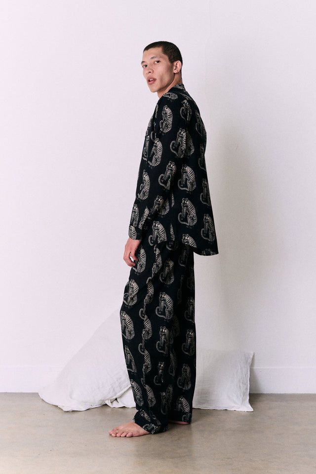 Men’s 402 Long Pyjama Set Sansindo Navy