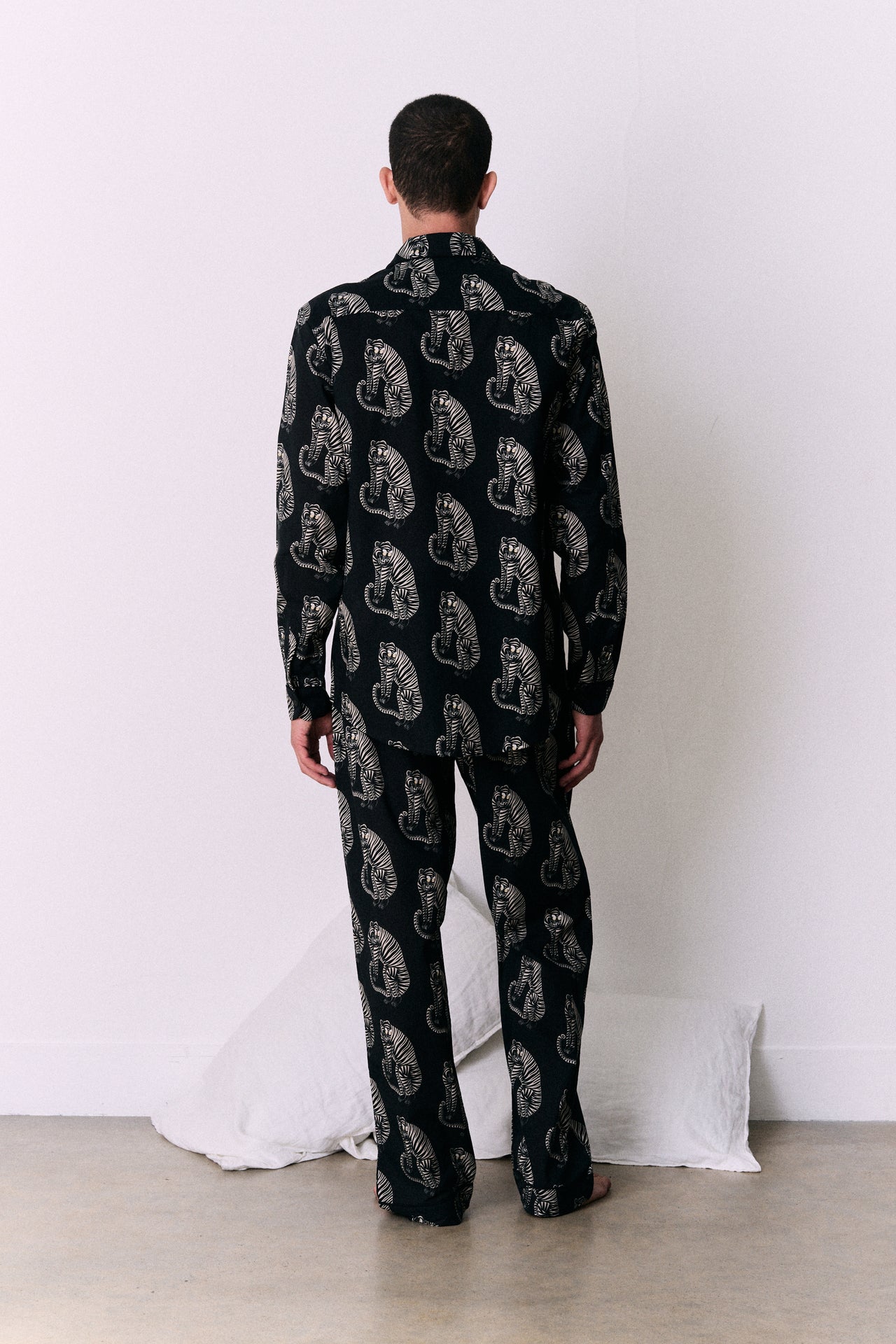 Men’s 402 Long Pyjama Set Sansindo Navy