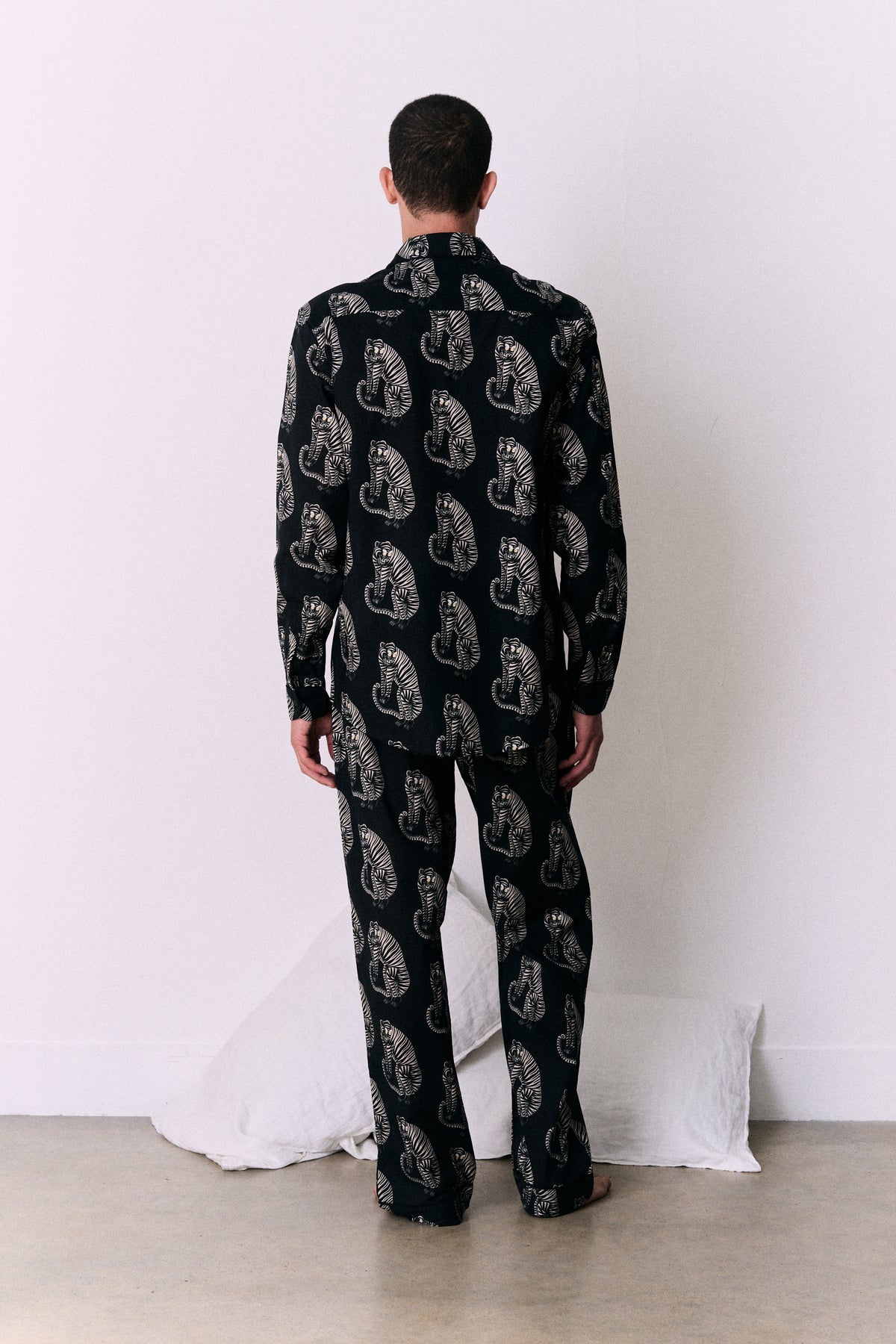 Men’s 402 Long Pyjama Set Sansindo Navy